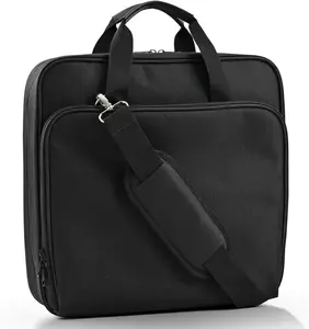 Zipper Binder with Strap - 2 Inch 3-Ring Trapper Keeper - 500-Sheet Capacity - Multi-Pocket Organizer Binder for School and Office (Black)