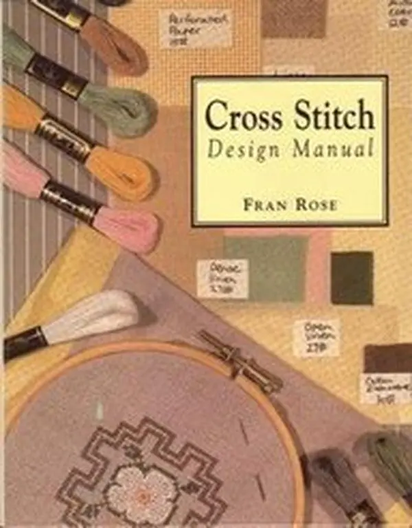 Used Cross Stitch Design Manual - Fran Rose (Hardcover, English) - For Cross Stitch Projects