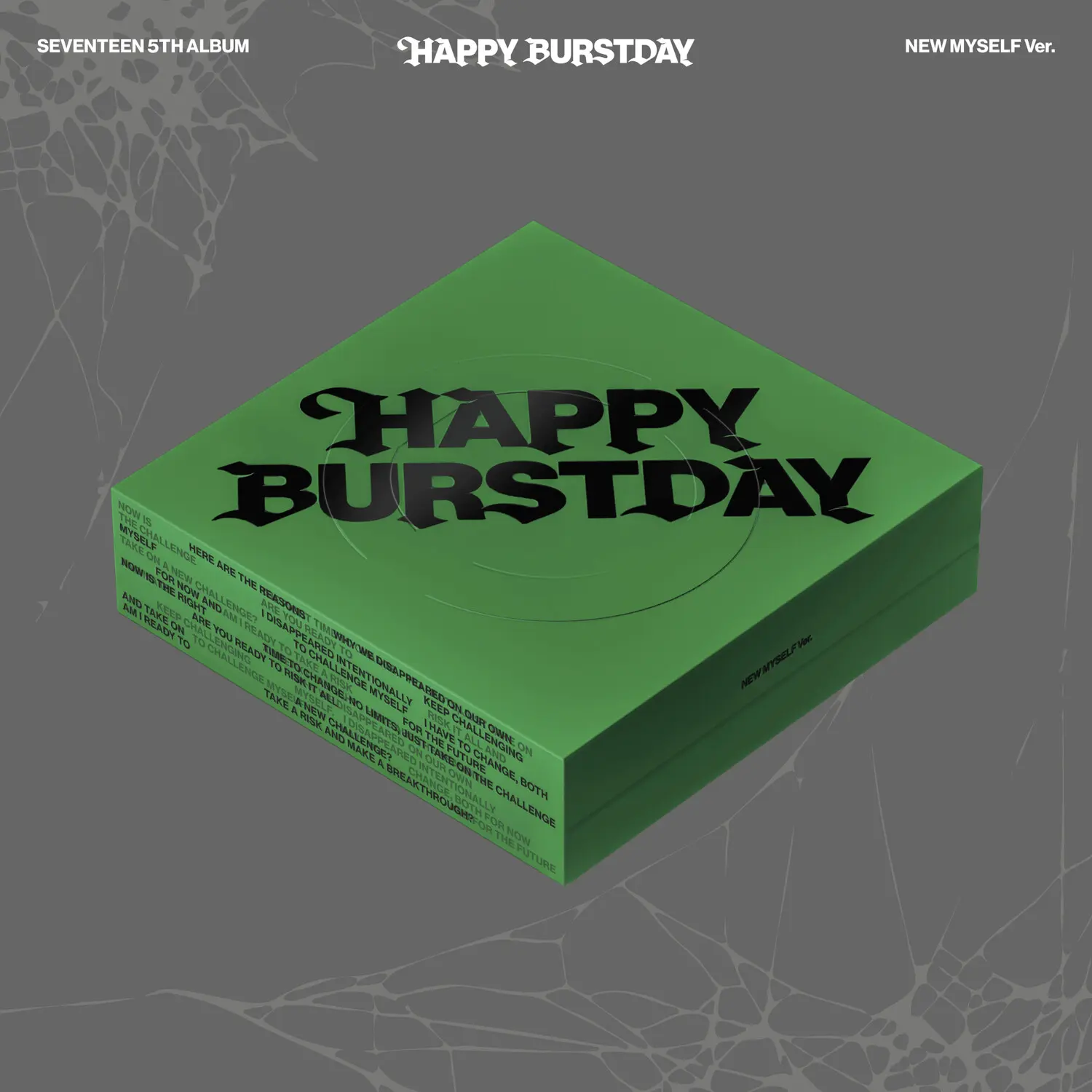 Seventeen - SEVENTEEN 5th Album 'HAPPY BURSTDAY' [NEW MYSELF Ver.]  [COMPACT DISC - CD] Postcard, Photo Book, Photos, Poster, Puzzle, Stickers, With Book