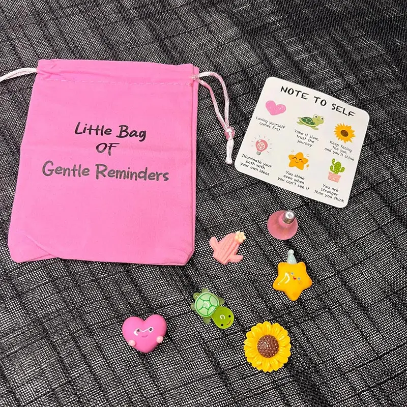 6pcs Pocket Gentle Reminder, Positive Self-Love and Mindfulness Gift, Encouragement Gift Set, Gift Bundle Set, self-Care Gift, Friendship Gift, Christmas Gift, Halloween Gift, Party Gift Packs, Graduation Gifts, Gift Package, Gift Idea