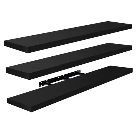 Sorbus Floating Shelves for Wall, 3 Pack ExtraLong Shelving