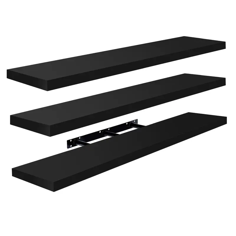 Sorbus Floating Shelves for Wall, 3 Pack ExtraLong Shelving