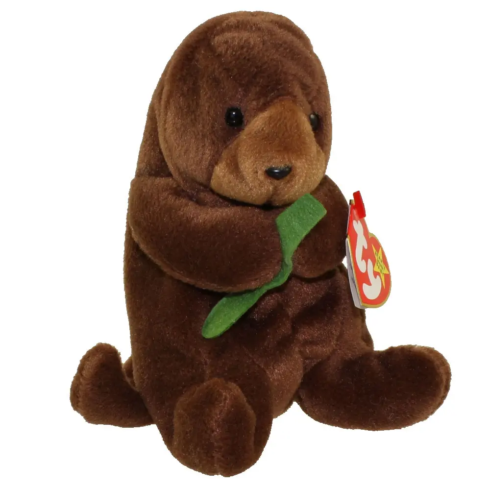 TY Beanie Baby - SEAWEED the Otter (6 inch) - MWMTs
