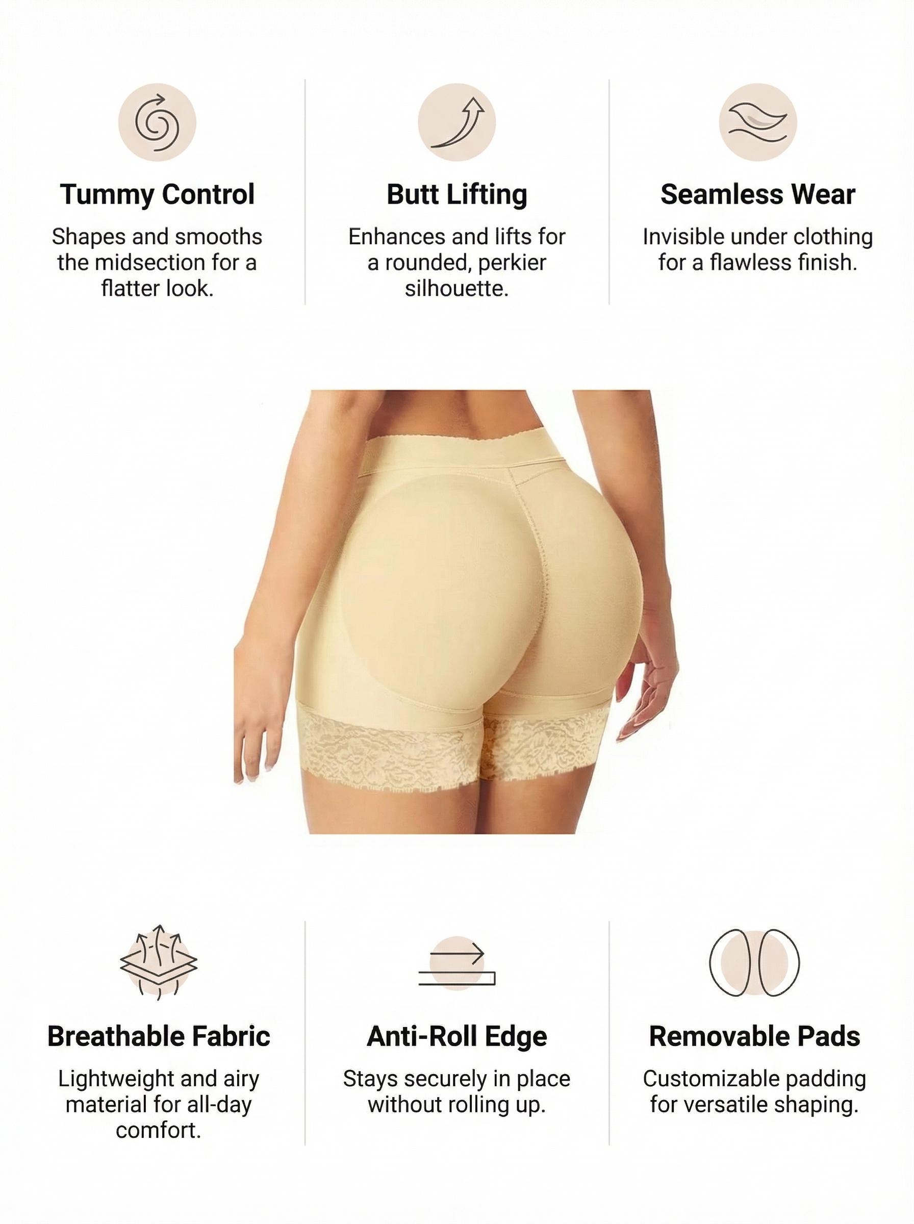 The waist-shaping underwear is elastic, breathable, and seamless with a belly control and hip lift design, providing a basic, minimalist, and multi-colored option for women to feel confident in their daily lives