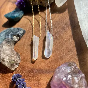 Angel Aura Quartz Layering Necklace