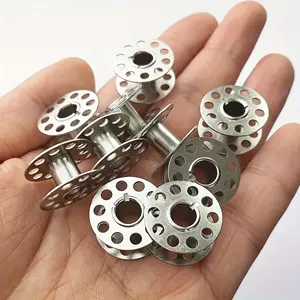 10pcs Sewing Machine Bobbins, Brother Sewing Machine Golden Bobbins, Golden Bobbins Sewing Craft Tools, Stainless Steel Sewing Machine Bobbins, Sewing Machine Accessories
