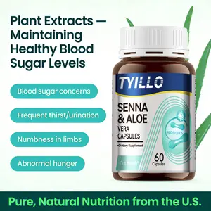 Senna leaf capsules contain natural ingredients that help balance blood sugar.