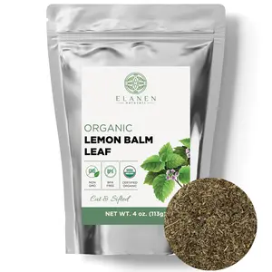 Lemon Balm, USDA Certified Organic, Cut & Sifted