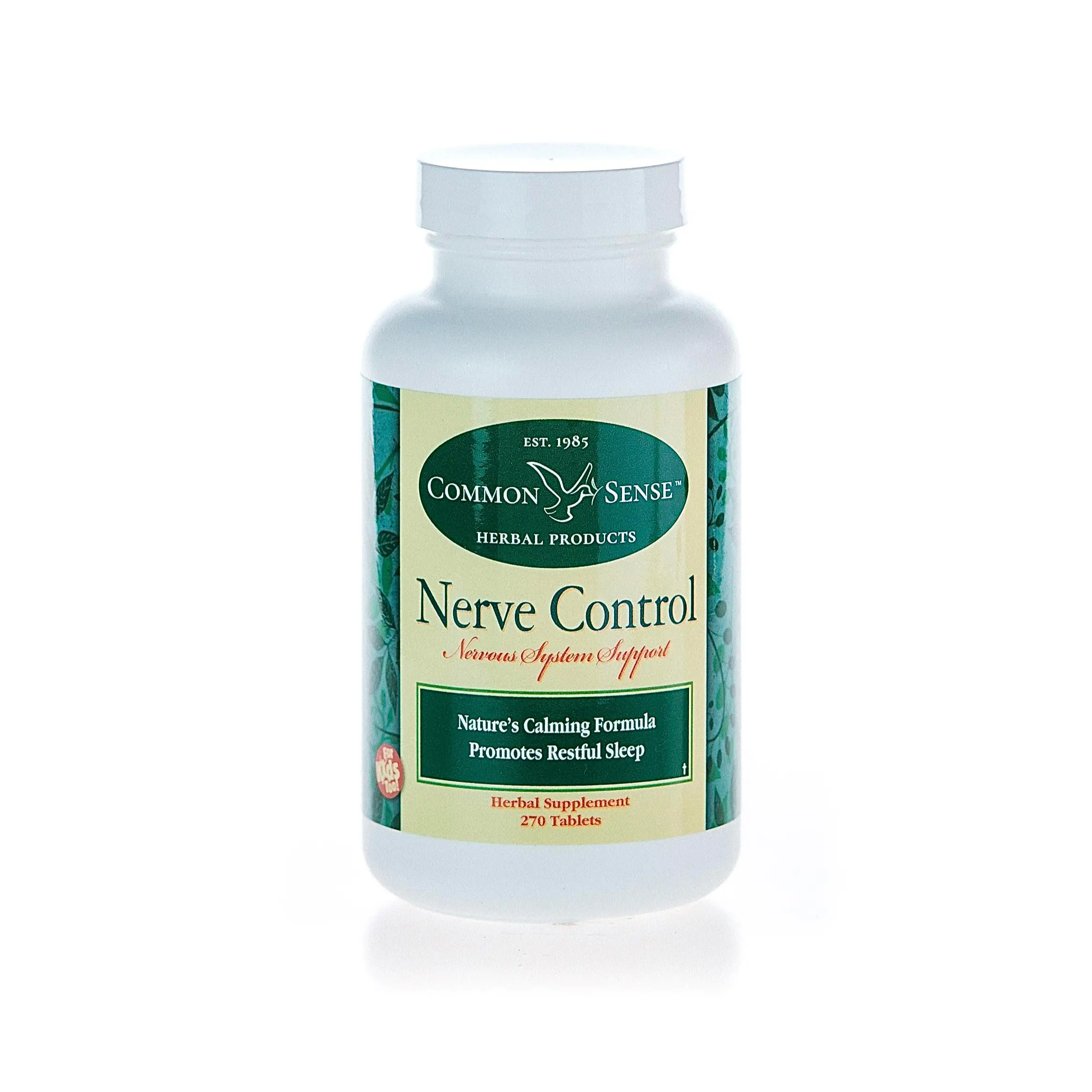 Common Sense Nerve Control Advanced Nerve Support Supplement Natural Nerve Regeneration - Stress & Anxiety Easing Restful Sleep Formula for Optimal Nervous System Function