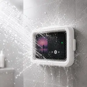 Waterproof Phone Holder Case, Hands-Free Mobile Phone Accessory for Shower Use