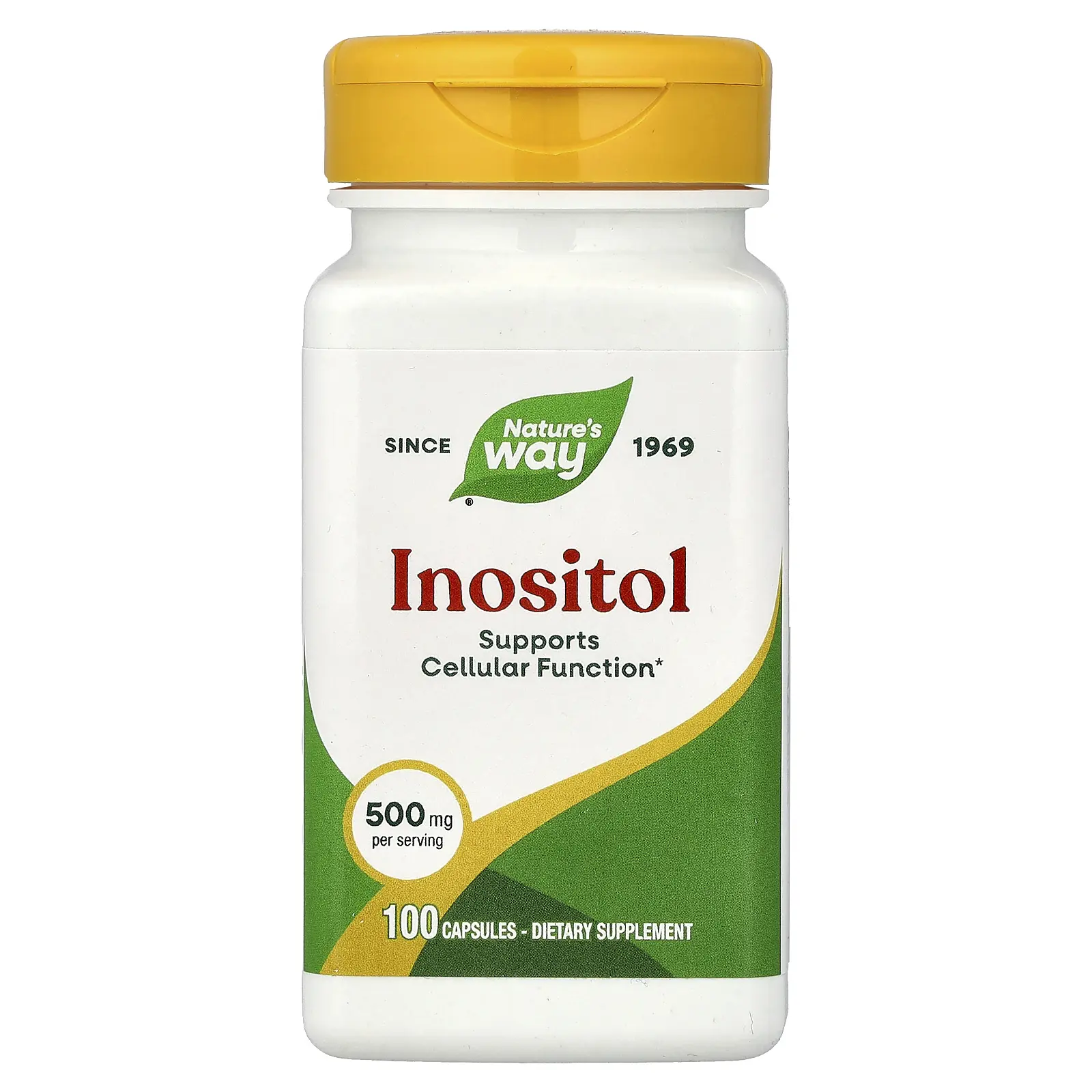 Nature's Way Inositol, 500 mg, 100 Capsules