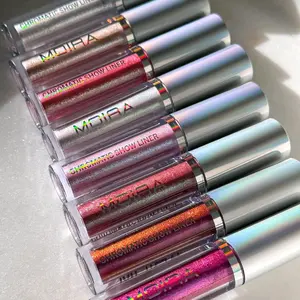 Moira Chromatic Show Liner Eyeliner Waterproof - Colorful Glitter Formula for Eye Makeup Gel Lipliner Cosmetic