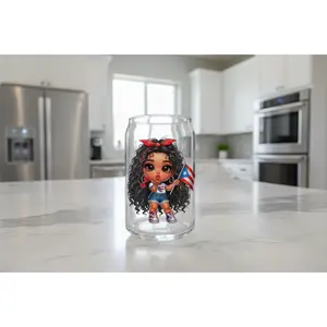 Puerto Rican Cutie #2 - UVDTF Decal for cups/hard surfaces sticker