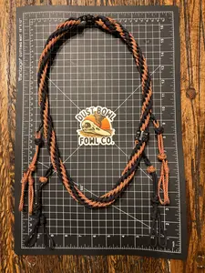 Shorty Round Braid - Black x Neon Diamonds