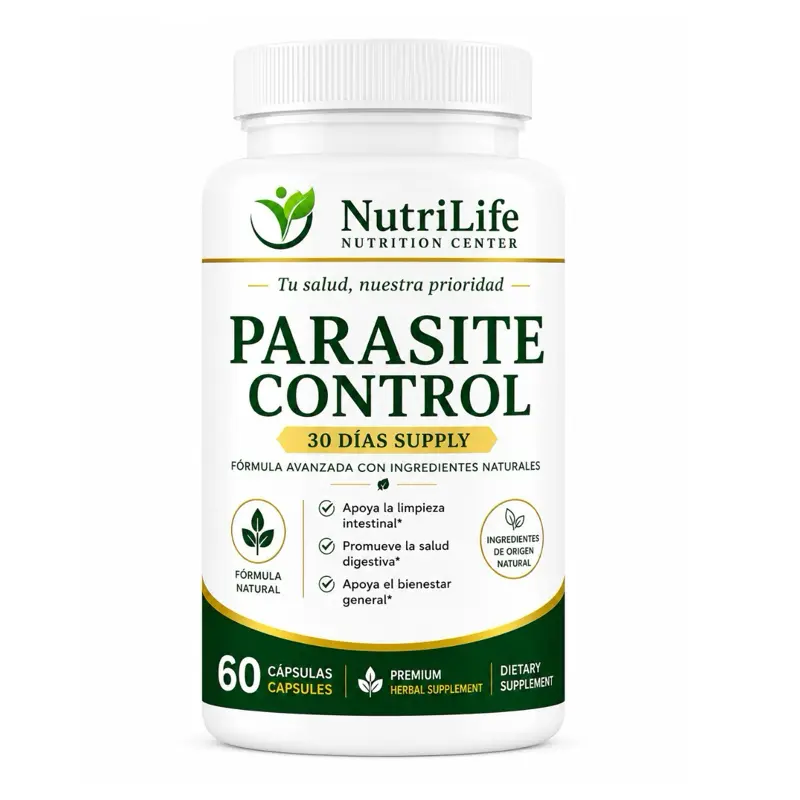 Parasite Control  | 60 Cápsulas | 30 Day Supply