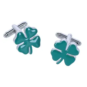 Trafalgar Shay Shamrock Novelty Cufflinks, Cufflinks