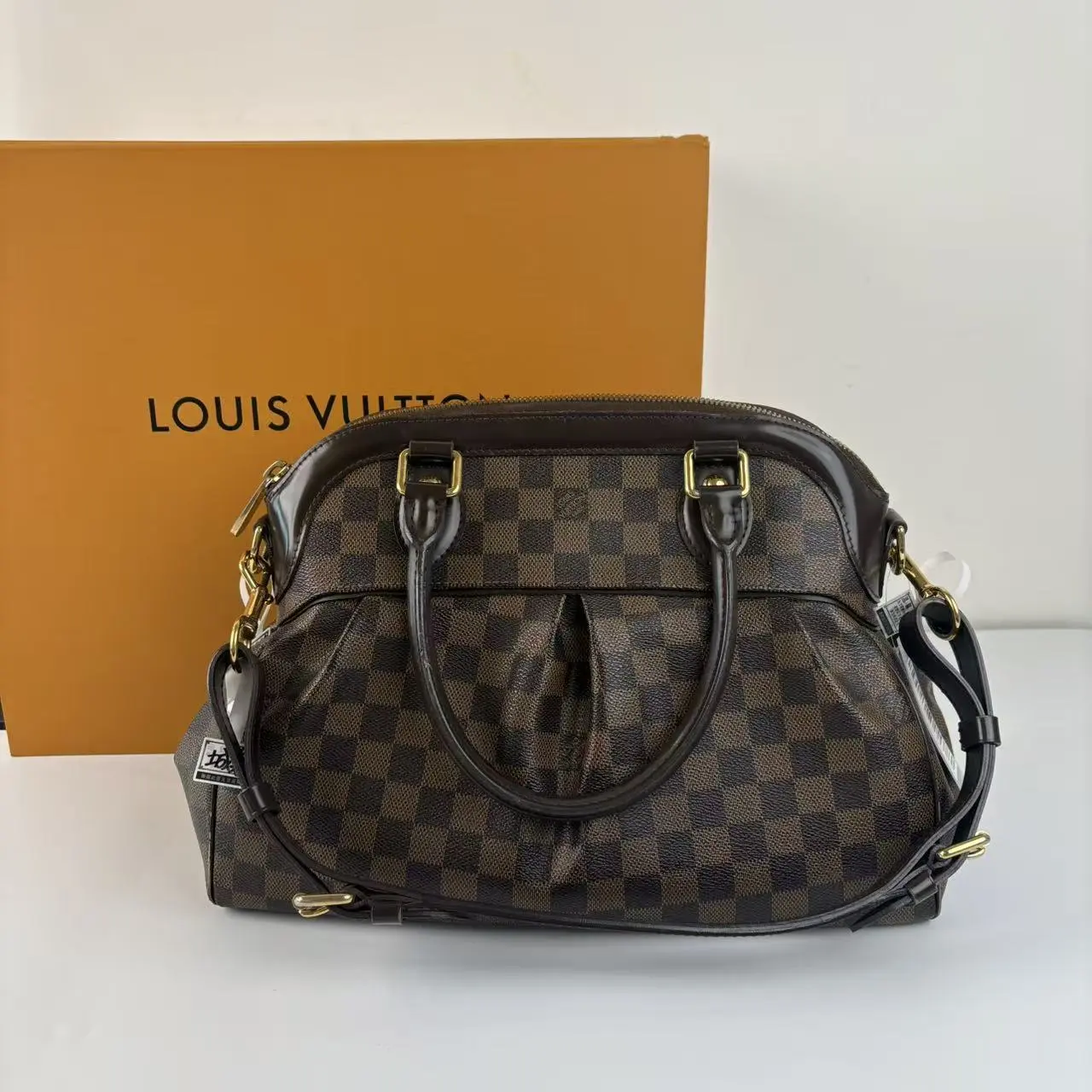 Pre-owned Louis Vuitton Trevi PM Damier Ebene
