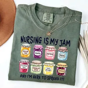 Comfort Colors Registered Nurse Shirt, ER Nurse, Nurse Practitioner School Grad, Gift for Nurses, Nurse Appreciation Shirt