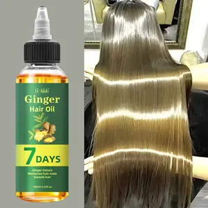 7-Day Ginger Hair Oil, Scalp Strengthening Essence, Nourishes, Calms, Repairs, Controls Oil, Reduces Dandruff, Prevents Split Ends, Hair Care