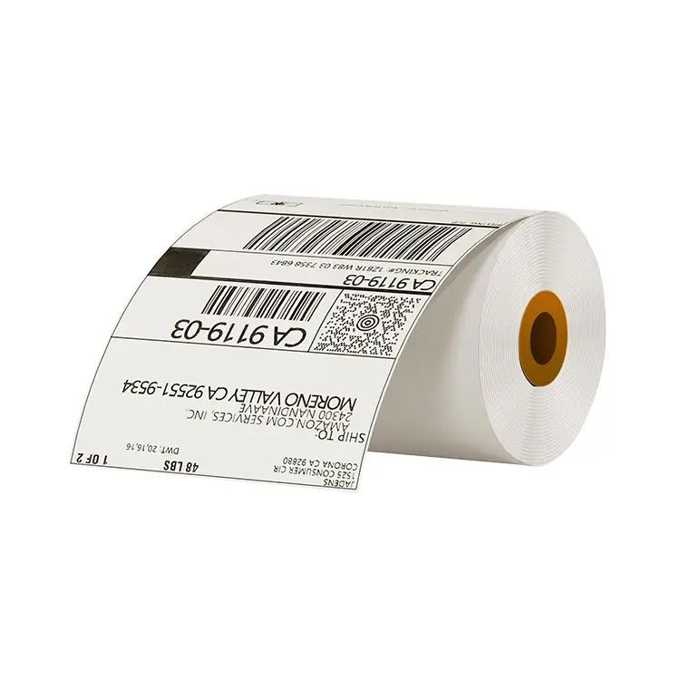 JADENS 4x6 Thermal Labels - 350 Labels, Most Thermal Printer, Perforated, Commercial Grade,