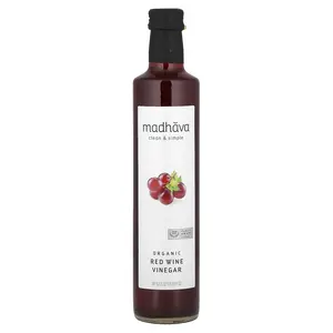 Madhava Organic Red Wine Vinegar, 16.9 fl oz