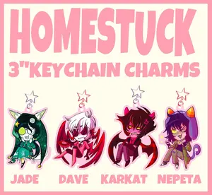 Wings & Whiskers || Homestuck 3" Inch Acrylic Keychain, Perfect for keys, bags, or as a gift