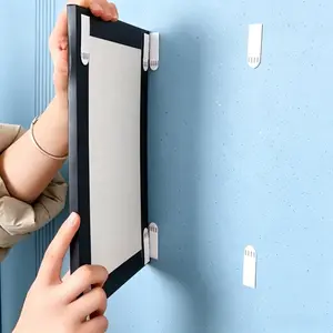 12Pairs/36Pairs No Damage Picture Hanging Strips, Removable Magic Adhesive Tape, Adhesive Mounting Strips, Easy Peel & Stick Double-Sided Strips for Frames, Posters & Home Wall Decor
