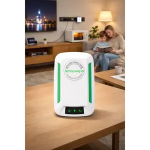 Plug In Power Box with US Plug, Compact Plug-In Device with Indicator Light for Home Office