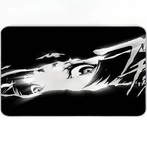 A sense of high-end sophistication Colorful Aa anime character mysterious scene rubber mouse pad with non-slip base, compact and durable desktop mat suitable for work, study and gaming,Size 20X24cm