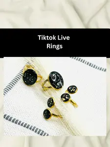 TikTok Live Rings Trendy Jewellery Accessories Elevate Everyday Look
