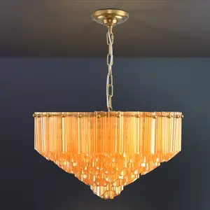 Modern 14 in. Round Chandelier, Luxury 6-Light Black Chandelier for Foyer, Living Room, Staircase, Dining Room