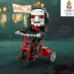 Moc Electric Saw Horror Billy Building Blocks Compatible with Lego Small Parts, Fun and Creative Playset for Kids and Adults