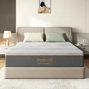 Soges Memory Foam Mattress, 10/12/14 Inch Medium Firm with Breathable Knitted Fabric & Reinforced Edge Support, Cooling Gel Infusion for Pressure & Back Pain Relief, CertiPUR-US Certified, Twin/Full/Queen/King Size for Bedroom, U11A