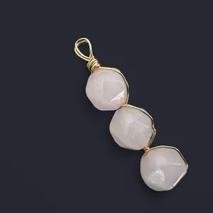 Rose Quartz Wire Wrapped Pendant