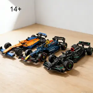 Hot-Selling Technic Racing Car Building Blocks, McLaren, Red Bull, Mercedes Racing Cars Red Bull F1 Porsche 911 Sports Car Model, High Reduction Assemble Bricks, Stress Relief Toy for Adults, Educational Gift for Kids, Desktop Ornament