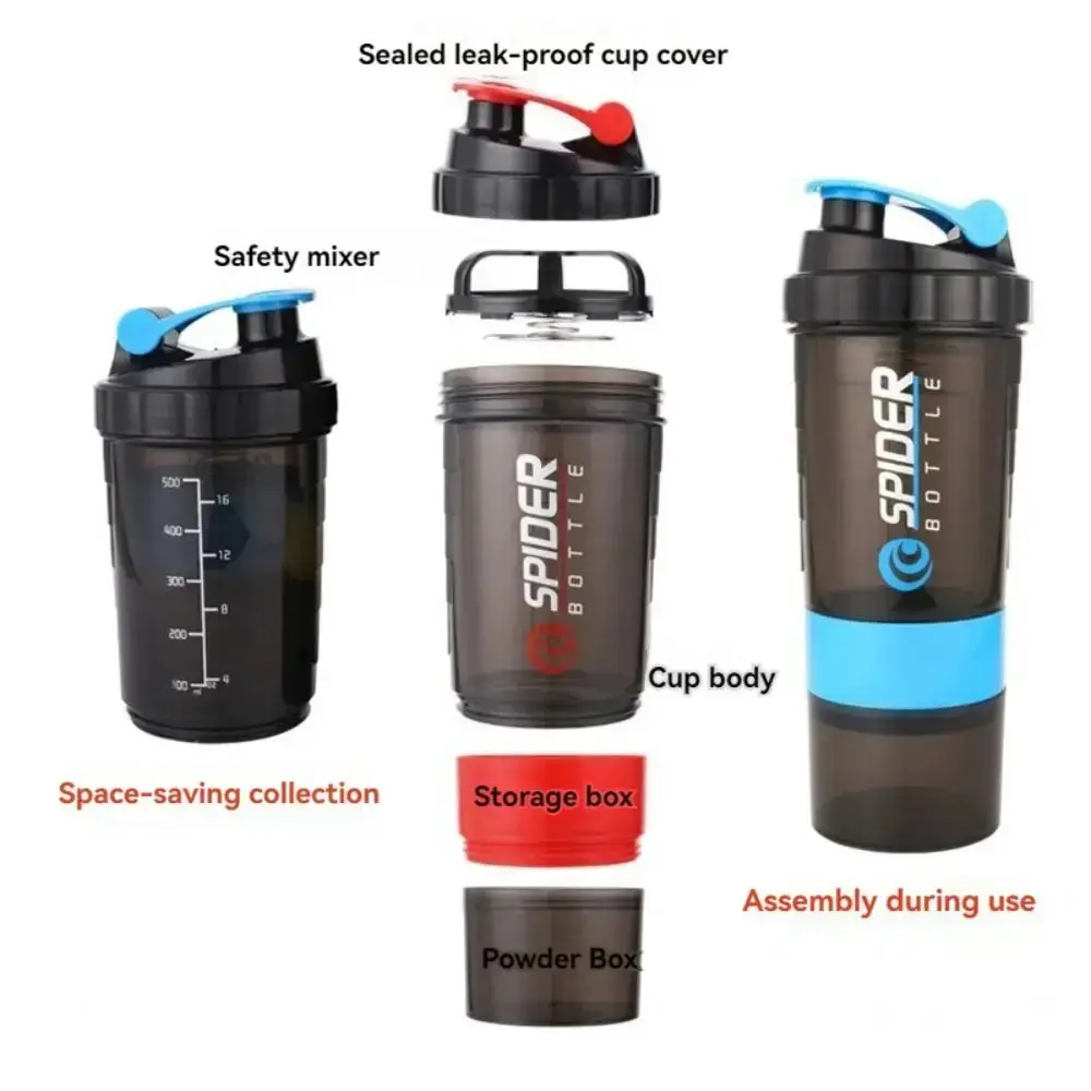 Three-Layer Protein Shaking Cup