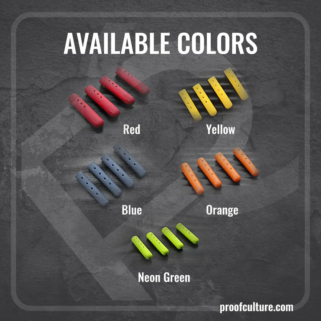 👟 Shoelace Aglets – 25mm Colored Lace Tips for Sneakers & Streetwear