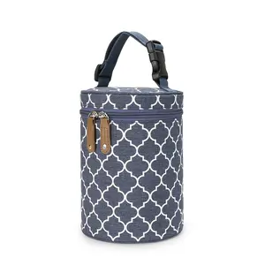 New Baby Bottle Bag with Insulated Design, Stylish Mommy Handbag for Stroller, Versatile Food Storage and Breast Pump Bag