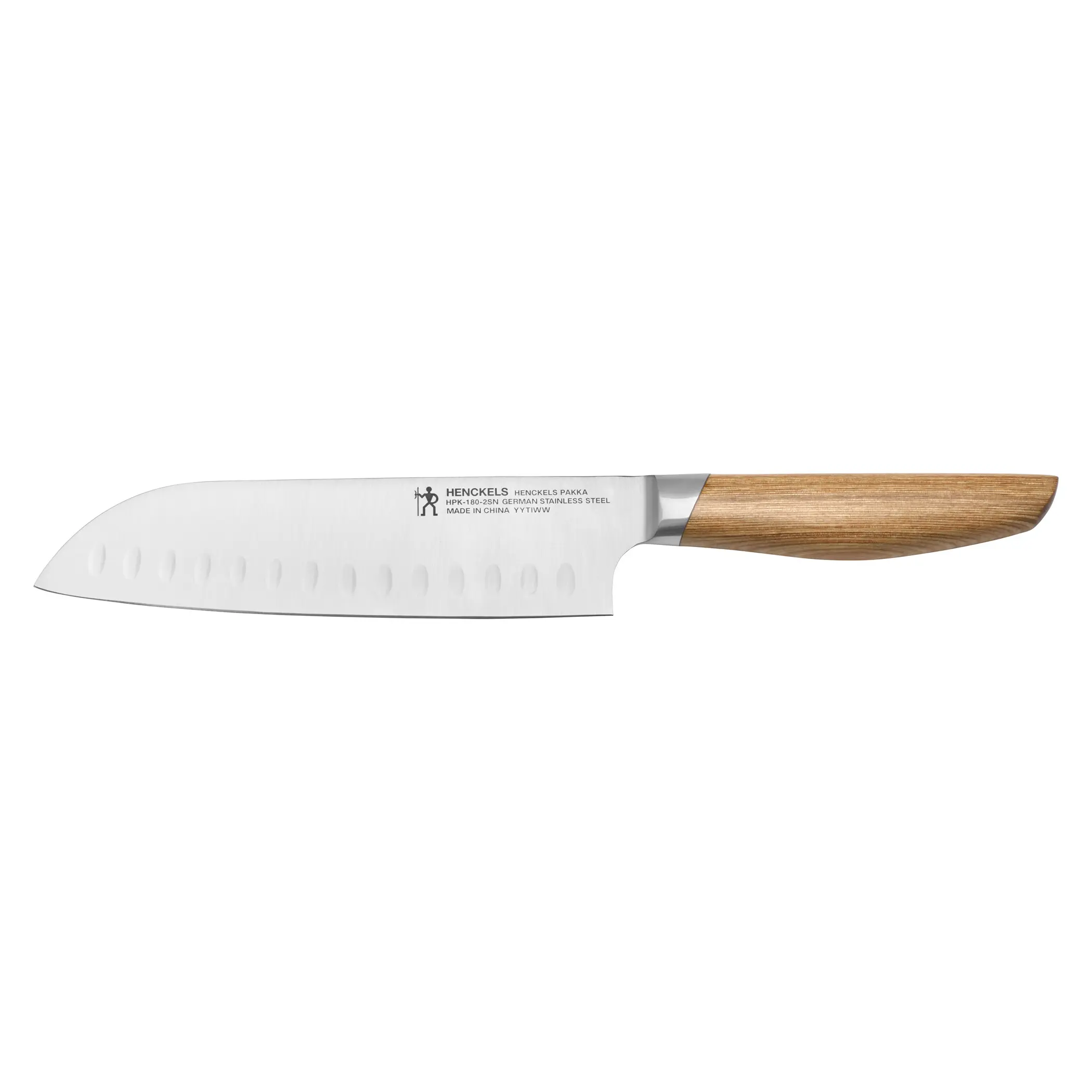 Henckels Pakka 7-inch Hollow Edge Santoku Knife Henckels Pakka 7-inch Hollow Edge Santoku Knife