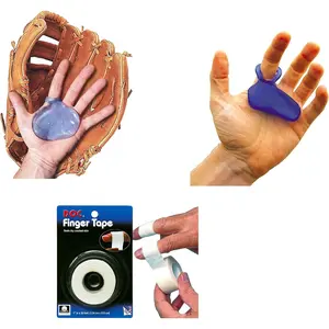 Baseball Sting Pad Pro Hand Protection 3 Piece Bundle with Finger Wrap