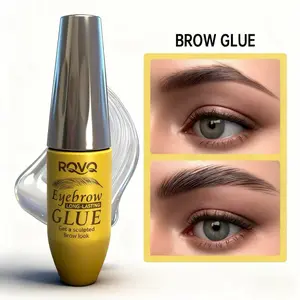 3D clear colorless eyebrow styling gel, waterproof, semi-permanent, long-lasting, sweat-resistant, suitable for creating fluffy natural eyebrows of all shapes, Valentine's Day and Christmas gift