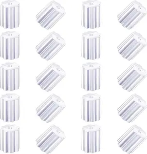 500 Pcs Earring Backs for Studs Soft Earring Stoppers Earring Backings Clear Ear Safety Back Pads Replacement for Earring Hoops Fish Hook Jewelry Accessories