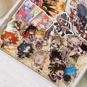 GACHIACUTA Acrylic Keychain Set (12 Pieces) | Must-Have Collectible, perfect for bags, keys, or as a gift.