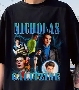 Nicholas Galitzine Retro Vintage T-shirt, Nicholas Galitzine Fan Shirt, Nicholas Galitzine Retro 90s Sweatshirt, Graphic Unisex Y2k Clothing