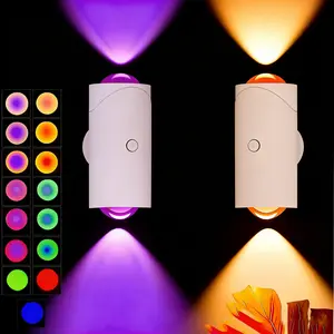 Motion Sensor Night Light Indoor, 1500mAh USB Rechargeable & Dimmable. Romantic Night Light for Bedroom, Party, with Magnetic Installation. The Best Christmas Gift for Kids & Lovers, Perfect for Kitchen, Wardrobe, Bathroom, Stairs, Garage & Holiday Decor.
