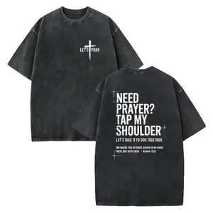 Need Prayer Tap My Shoulder Shirt, Bible Verse Shirt, Trendy Christian Gift, Christian Dad Shirt, Praying Mom Gift, Motivational God Shirt