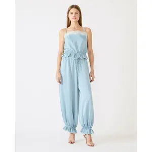 Steve Madden ROAN PANT DUSTY BLUE