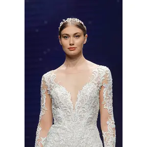 SERAPHINA Blush Floral Bridal Headband Headpiece