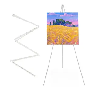 This Portable Tripod Stand Sets Up in Seconds and Packs Into Its Own Carrying Bag – Metal Easel Display for Wedding Signs Office Presentations and Art Shows, Lightweight Folding Frame You Can Take Anywhere