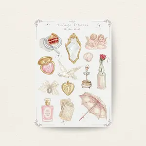 Vintage Romance Sticker Sheet